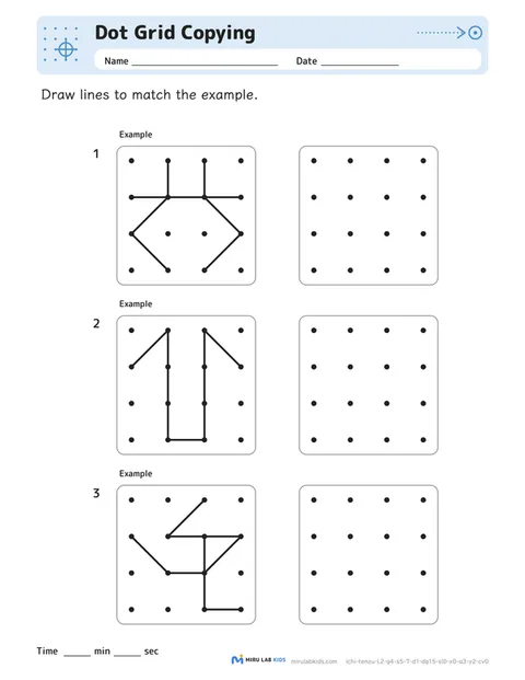 Dot Grid Copying Level 2 No. 5