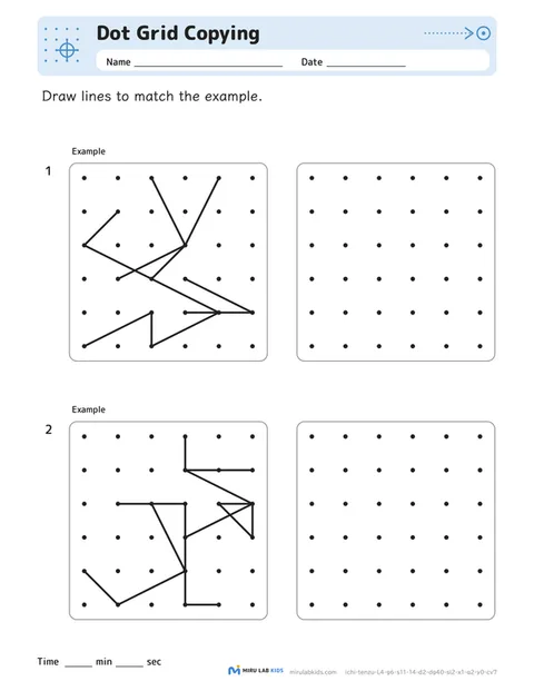 Dot Grid Copying Level 4 No. 1