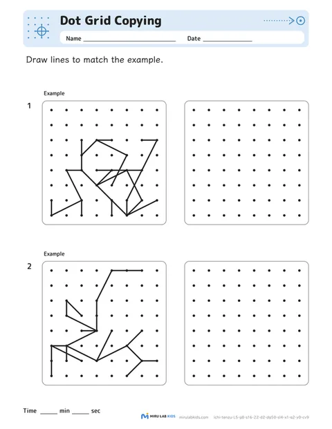 Dot Grid Copying Level 5 No. 2