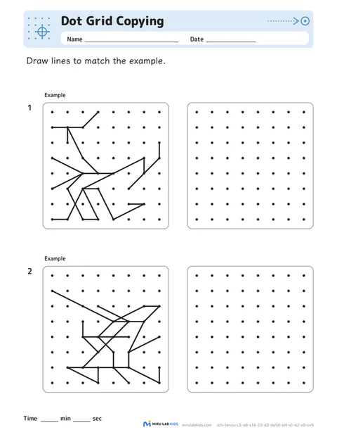 Dot Grid Copying Level 5 No. 3