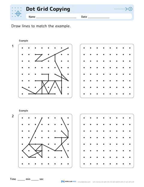 Dot Grid Copying Level 5 No. 4