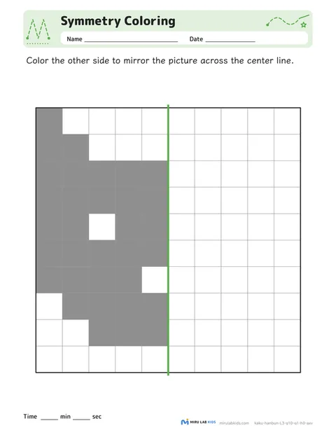 Symmetry Coloring Level 3 No. 2