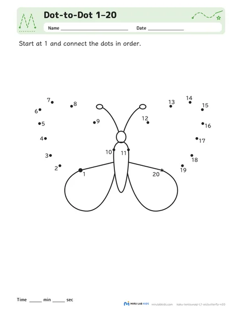 Dot-to-Dot Level 1 No. 2