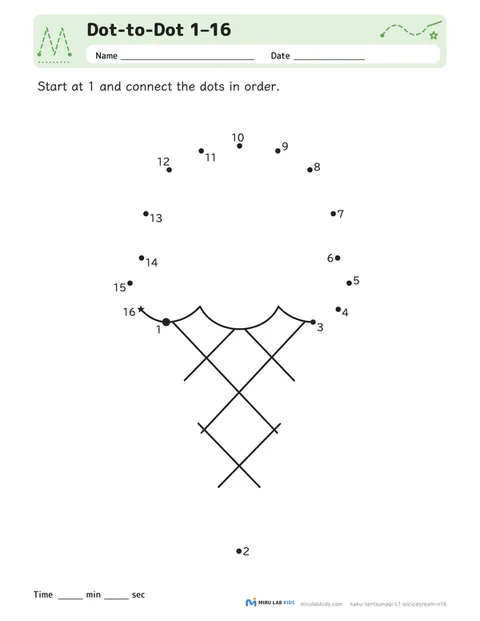 Dot-to-Dot Level 1 No. 3