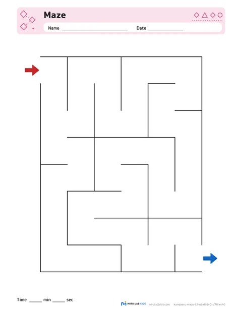 Mazes Level 1 No. 1