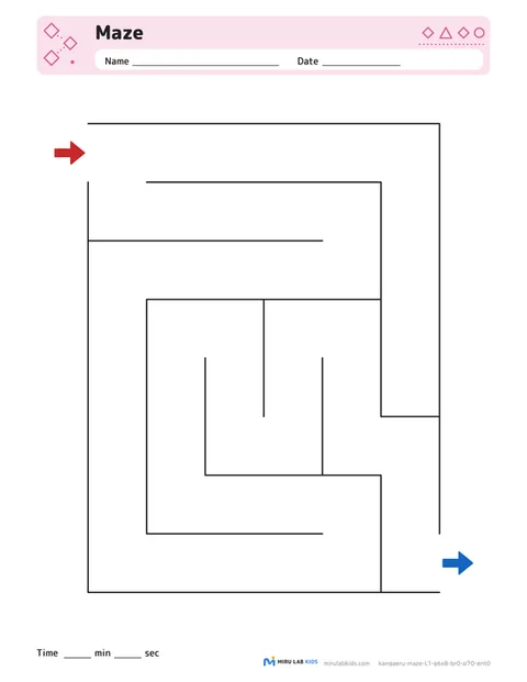 Mazes Level 1 No. 2
