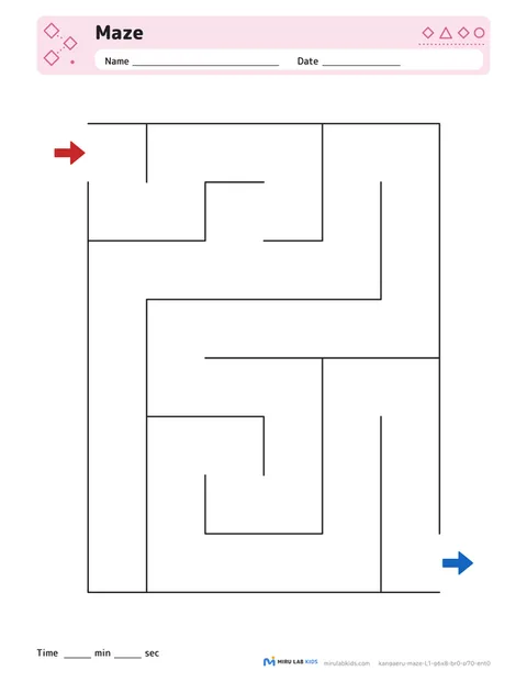 Mazes Level 1 No. 4