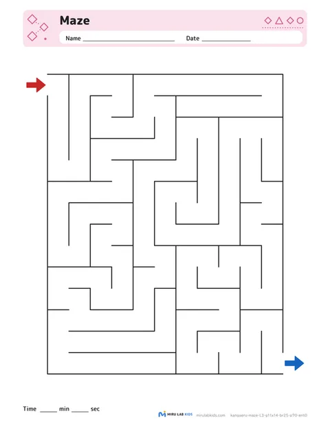 Mazes Level 3 No. 3