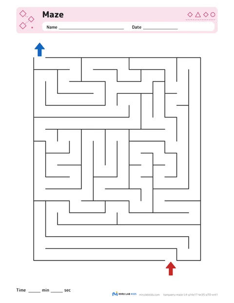 Mazes Level 4 No. 1