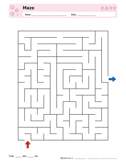 Mazes Level 4 No. 3