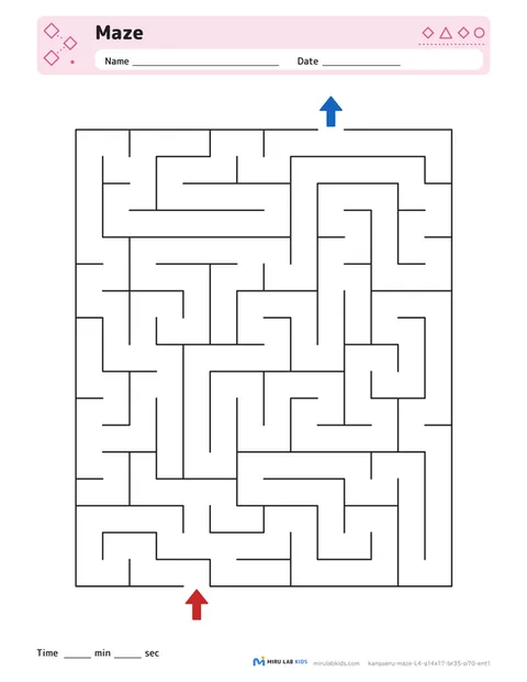 Mazes Level 4 No. 4