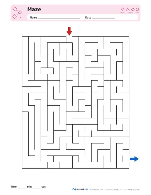 Mazes Level 5 No. 4