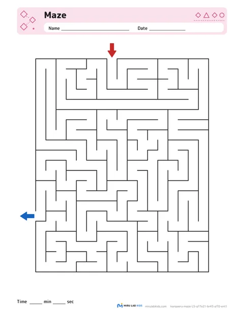 Mazes Level 5 No. 5