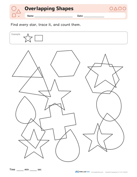 Overlapping Shapes Level 1 No. 1