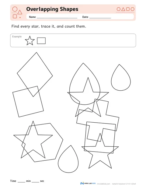 Overlapping Shapes Level 1 No. 4