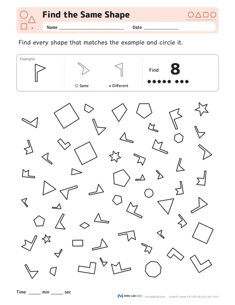 Find the Same Shape Level 5 No. 1