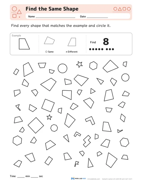 Find the Same Shape Level 5 No. 2