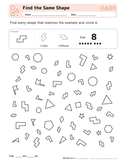 Find the Same Shape Level 5 No. 3