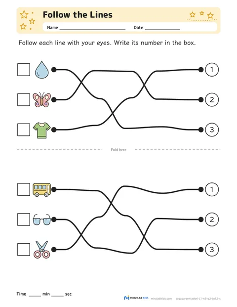 Follow the Lines Level 1 No. 3