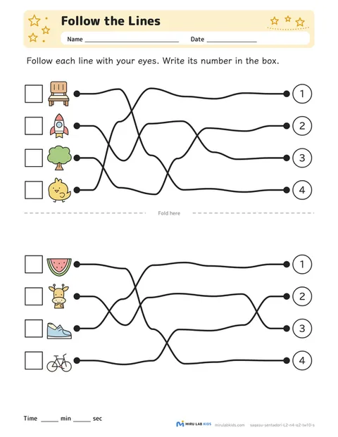 Follow the Lines Level 2 No. 1